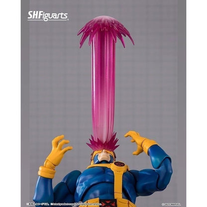 Genuine BANDAI S.H.Figuarts X-Men Scott Summers Cyclops GAMERVERSE Anime Action Figure Modelo Colecionável Presente Infantil