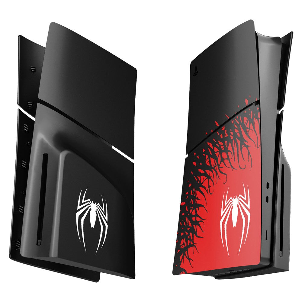 For P5 Pro/Slim Limited Edition Spider Faceplate Cover Compatible with P 5 PRO/Slim Disc Version Console Cover Accessories