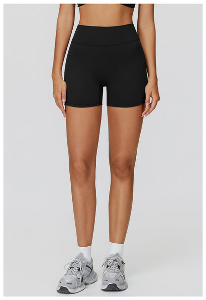 SWELTERING Yoga Shorts High Waist Fitness Cycling Shorts Women Butt Lifting Gym Workout Short Tights Female Running Sport Shorts