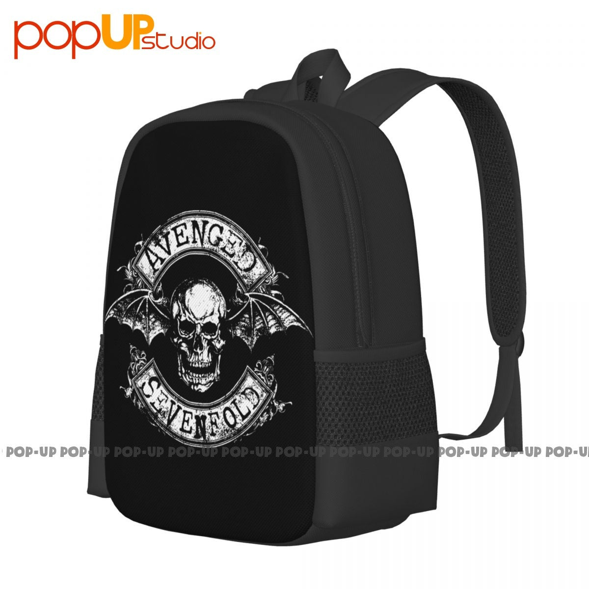Mochila de grande capacidade Avenged Sevenfold Heavy Metal Estampa artística Estilo esportivo Mochilas de roupas