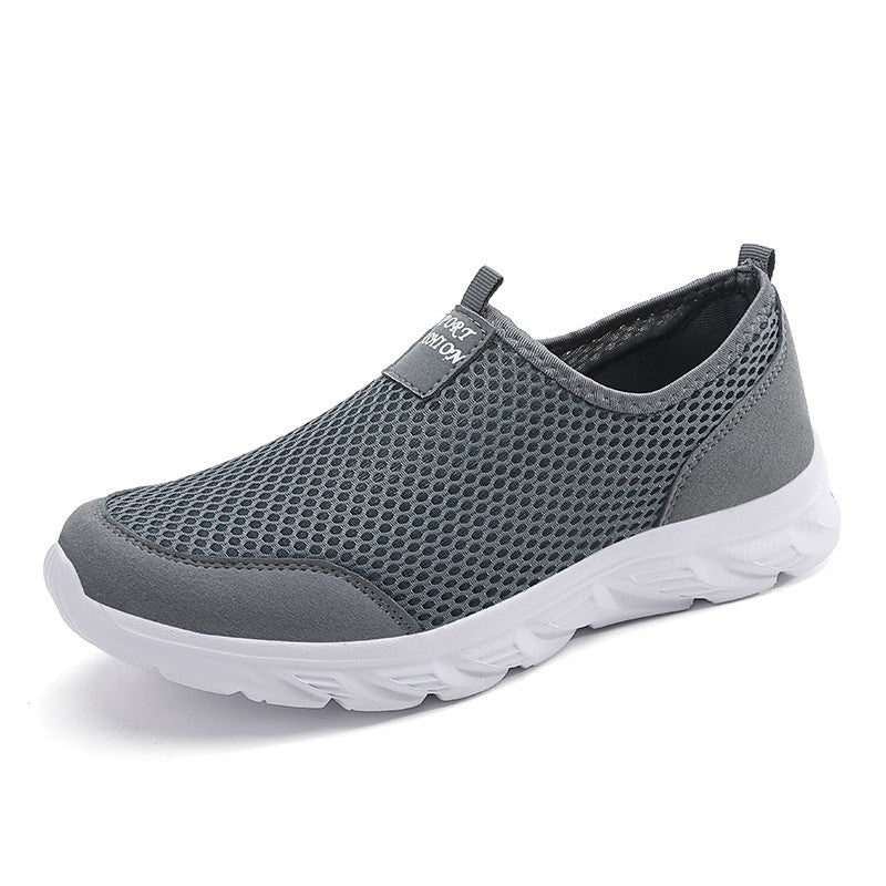 Tênis Casual Masculino Leve 2023 Respirável Slip-on Antiderrapante para Caminhada ao Ar Livre Tamanho 39-47
