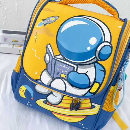 Mochila Infantil Meninos Jardim de Infância Astronauta Coelho Mochilas Infantis Mochila Escolar de Estudantes Presente Mochila de Desenho Animado Grau 1-9