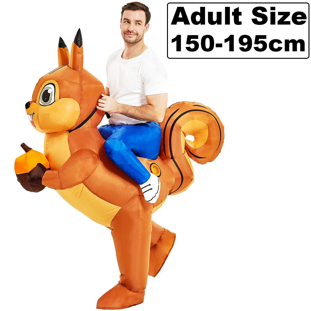 New Riding Animal Inflatable Costume Anime Suits Dress Mascot Purim Halloween Christmas Party Cosplay Costumes for Adult