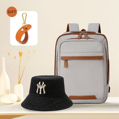 High-Quality USB Rechargeable Backpack Men's Waterproof Bag Large Laptop Backpack Unisex School Bag Youth Backpack