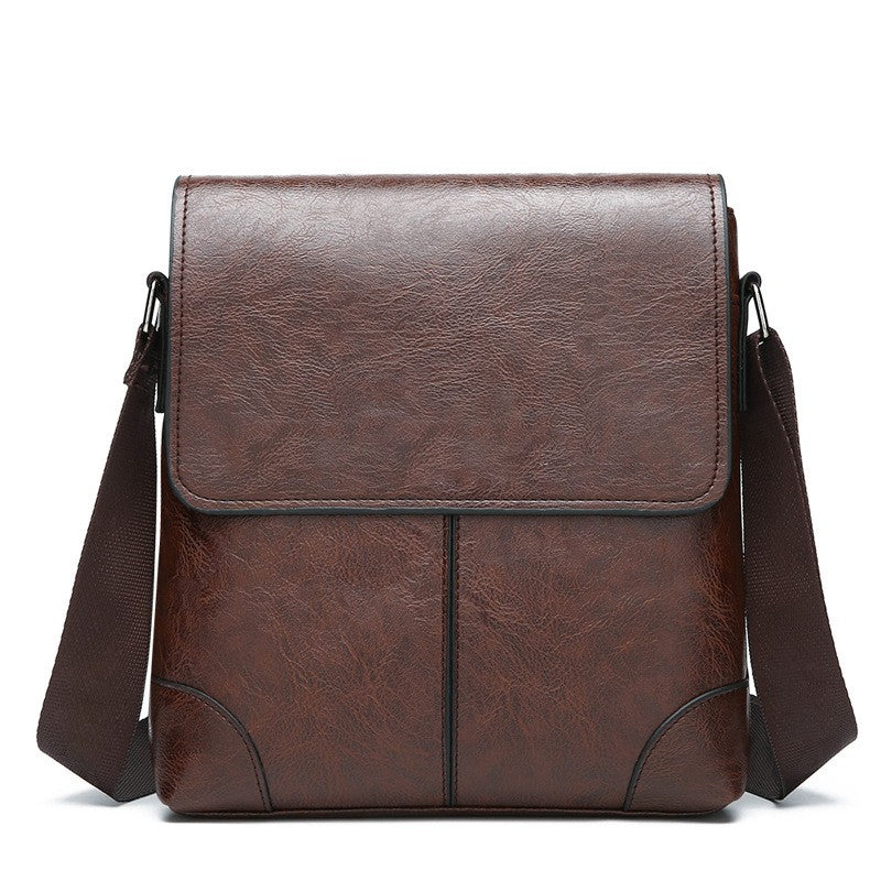 Men Shoulder Bags For IPAD Leather Business Handbag Men Messenger Bag Large Side Sling Bag Fashion Man Crossbody Bag