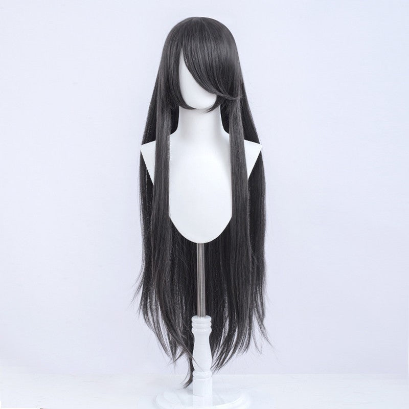 Halloween Cosplay Anime Party Fancy Wig Costume Wig 100cm Long Straight Heat Resistant Synthetic Hair Anime Colored Hair