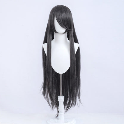Halloween Cosplay Anime Party Fancy Wig Costume Wig 100cm Long Straight Heat Resistant Synthetic Hair Anime Colored Hair