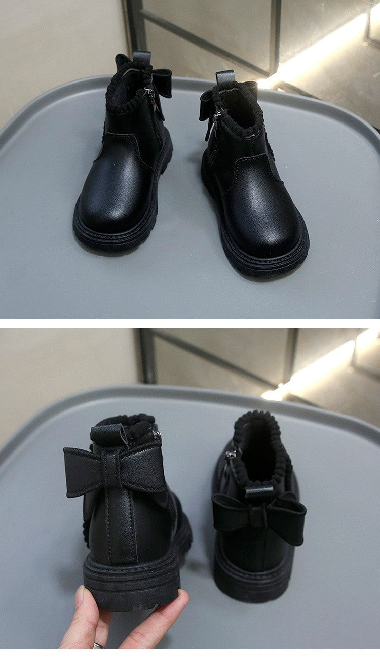 Autumn Winter Baby Kids Short Boots Super Warm Boys Girls Shoes Pu Leather Children Boots Fashion Toddler Boots Kids Snow Shoes