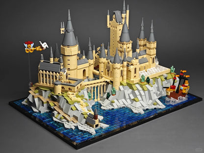 NOVO Kit de Montagem de Castelo MOC para Adultos - Conjunto de Arquitetura com Tema de Filme, Presente Colecionável para Adolescentes