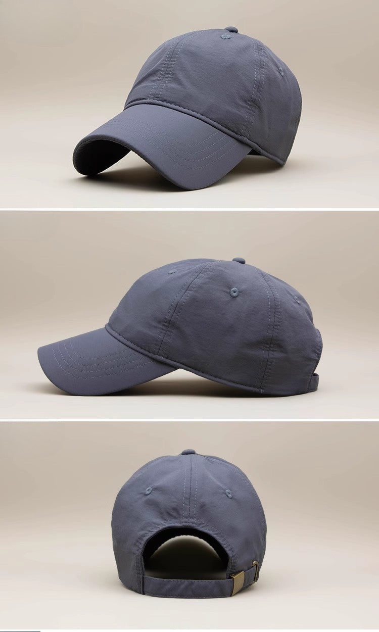 Summer Lightweight Quick Drying Baseball Cap Man  Plus Hat Male Outdoor Sport Oversized Men's Navy Baseball Cap for Big Heads