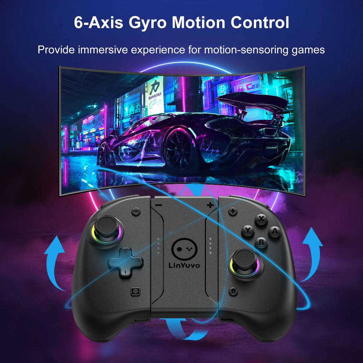 Wireless Bluetooth Controller For Nintendo Switch & OLED & Lite Gamepad Control Gaming Accessories Hall Game Pad Command Mando
