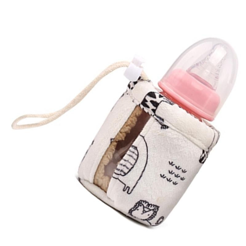 J15U Baby Bottle Bag for Pram Travel Outdoor Baby Feeding Bottle Holder Washable Bottle Thermal Milk Bottle Warmer