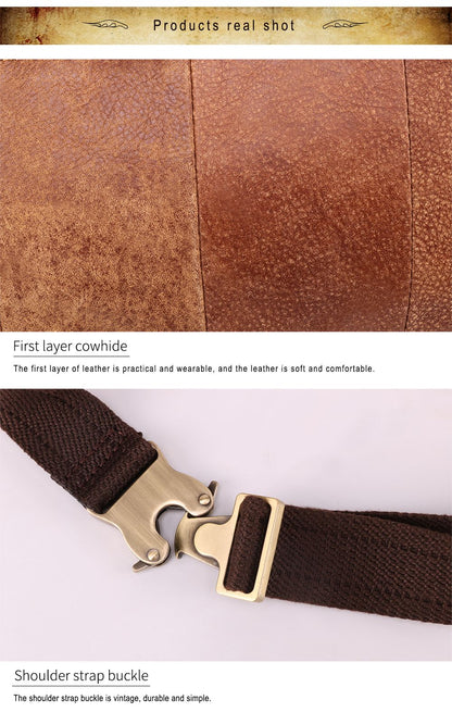 Genuine Leather Waist Bag Men Women's Belt Bag Casual Waist Packs  for Phone Pouch Travel Chest Bag Crossboby Shoulder Bag