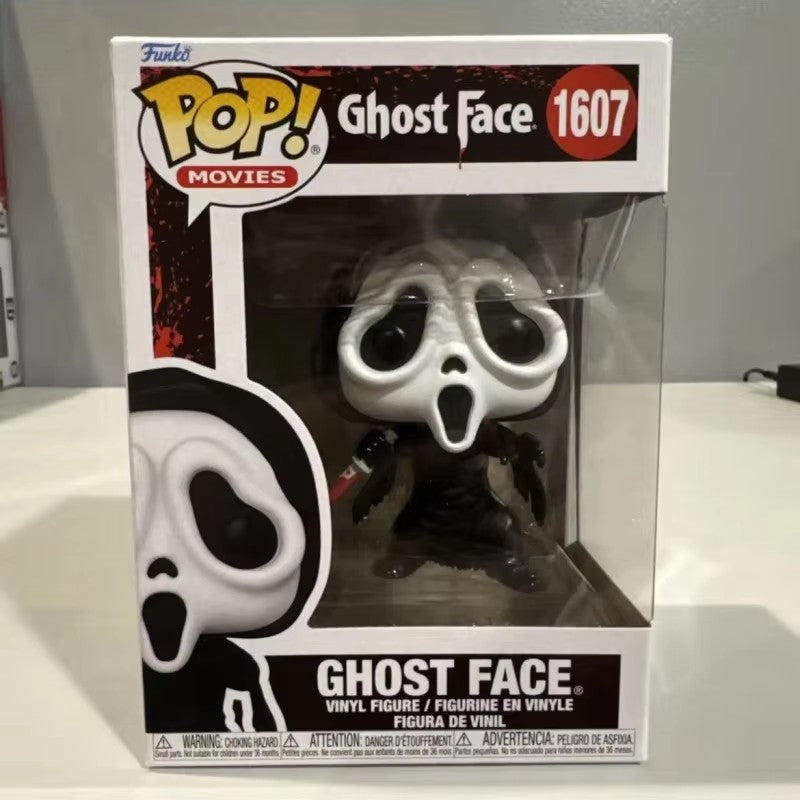 Funko Pop Scream Ghost Face Genuine Action Doll Model Killer Ghost Face (Bloody) Vinyl Dolls Limited Edition Collect Toys Gift