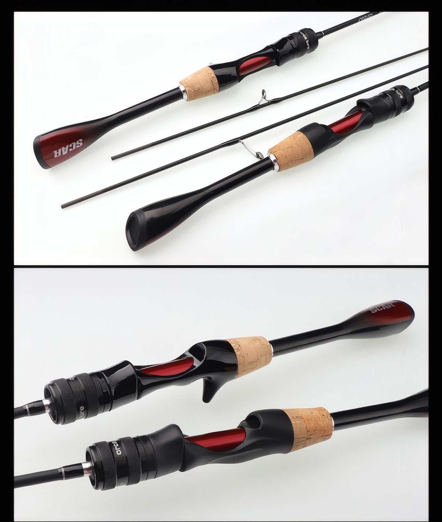 Vara de Pesca de Carpa, Baixo, Truta em Fibra de Carbono UL Ultraleve, Vara de Spinning e Casting, 1,8m 1,68m, Vara para Iscas Pequenas