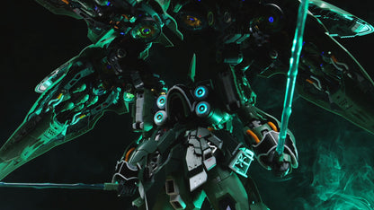 NOVA 1/100 AXIS MODEL WORKS Kshatriya Osirisaerial Dominator Action Figure Lâmpada Luminosa Montada Gk Figure Modelo Colecionável
