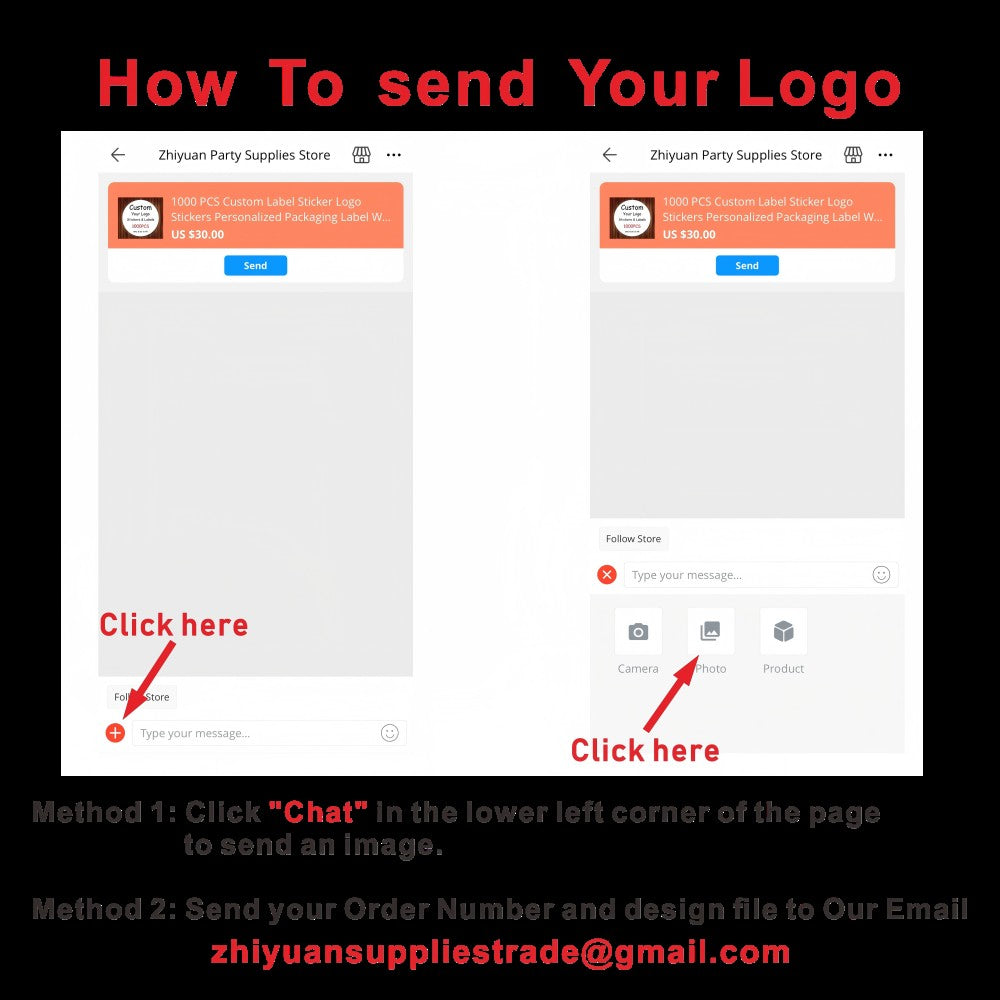 1000 PCS Custom Stickers Customize Logo Label Sticker Personalized Stickers Packaging Labels Design Your Own Sticker