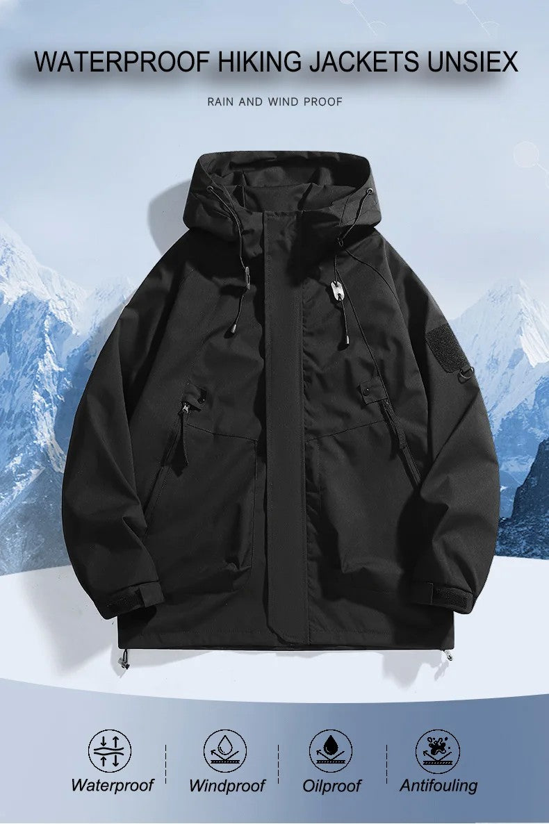 Unisex Outdoor Waterproof Jacket Windbreaker Coat Autumn Breathable Fishing Camping Windproof Jackets Men Women Clothing