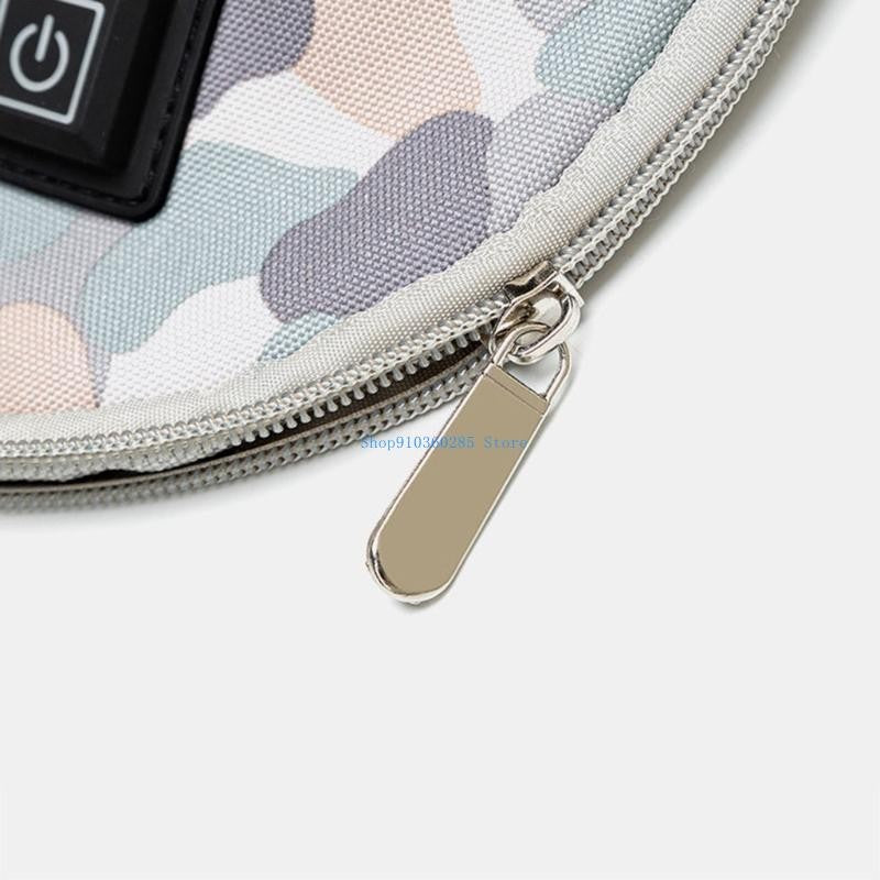 K9FF Adjustable Temperature Control Breast Milk Heater Bag Portable USB Baby Bottle Warmer 5V 2A Heating Travel Milk Warmer