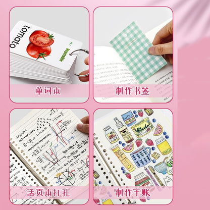 M&G 6mm Single Hole Punch for Paper 8 Sheets Capacity Scrapbook Punch Home Office School Supplies 6mm Diameter