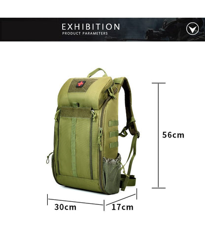 Tactical Outdoor Medical Backpack Large Capacity Camping Mountaineering Backpack Emergency Bag Multi-functional Storage Bag