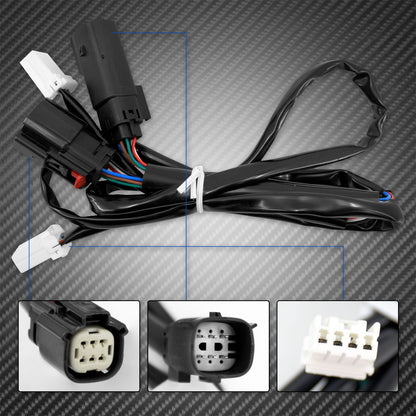 Luzes LED do Para-lama Traseiro de Motocicleta Para Harley Touring Road King Electra Glide FLHR 2014-2023 Lâmpada Lateral de Freio e Seta