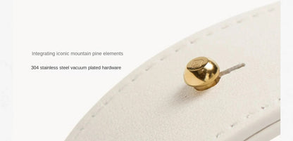 Songmont Genuine Leather Mini Bucket Bag Adjustable Drawstring Multi Straps White Black Blue Casual Chic Crossbody Bag Oversized