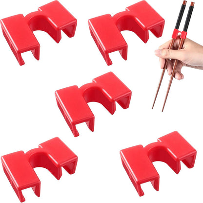 5/6 PEÇAS Treinador de Hashi Reutilizável Antiderrapante Reutilizável e Substituível Ajudante Asiático para Crianças Adultos Iniciantes de Todas as Idades