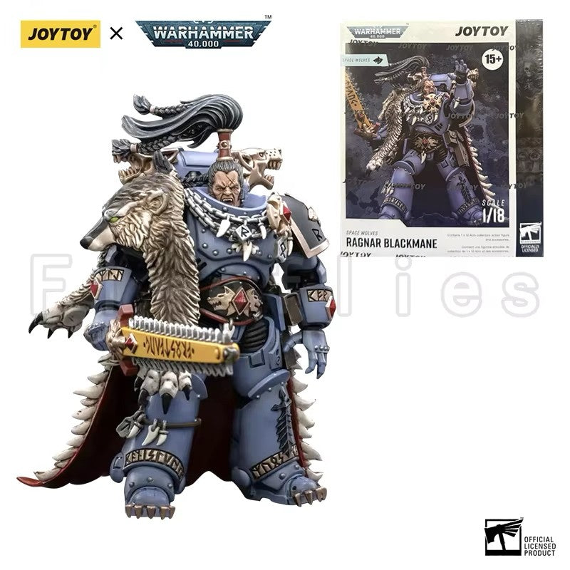 1/18 JOYTOY Action Figure 40K The Horus Heresy Space Wolves Figures And Mechas Logan Ghostwolf Anime Model Toy