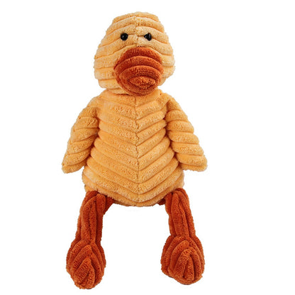 Brinquedo de Pelúcia para Cães Mordedor de Cordeiro, Macaco, Porco com Som, Treinamento de Ventilação, Suprimentos para Limpeza de Dentes de Cães, Brinquedos para Cães Grandes