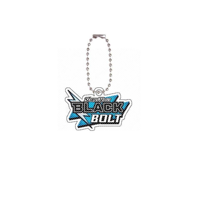 Chaveiro de acrílico de série completa para Mega Evoluções em inglês Sv10 Sv11 Sv9 151 Logotipo Anime Pingente de acrílico de decoração de bolsa