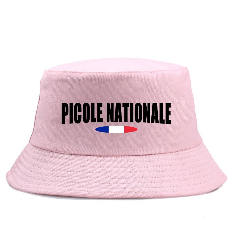 Summer Picole Nationale Bob Man Reversible Bucket Hat Women Cotton Fisherman Cap Unisex Outdoor Sport Sun Activities Panama