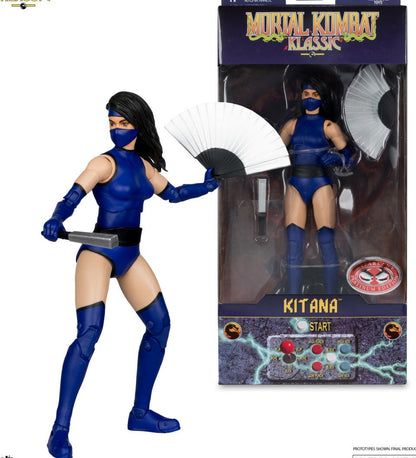 Game Mortal Kombat Spawn Sub Zero Scorpion KITANA LIU KANG 7" Articulated Action Figure Toys 17cm