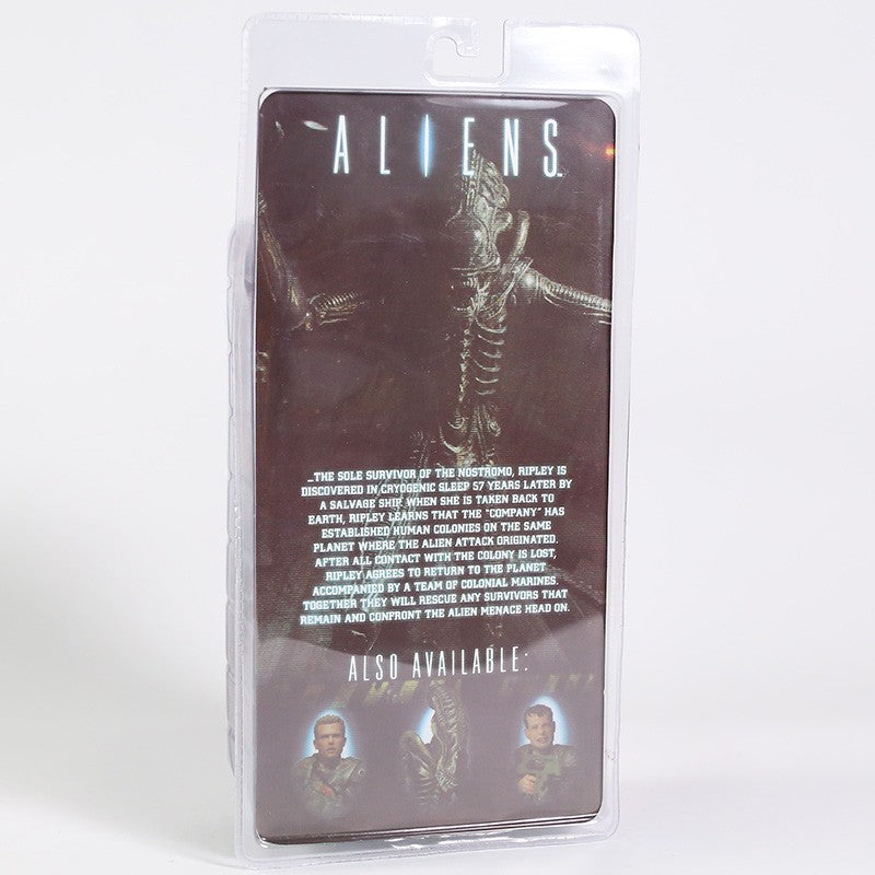 NECA Aliens Xenomorph Warrior Dog Alien Ellen Ripley Weyland Yutani Bishop Colonel Cameron 7"Action Figure Collectible Model Toy