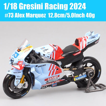 1/18 Maisto KTM RC16 Redbull Ducati GP21 GP22 GP23 GASGAS Honda RC213V Repsol Yamaha YZR-M1GP Moto Modelo de Corrida
