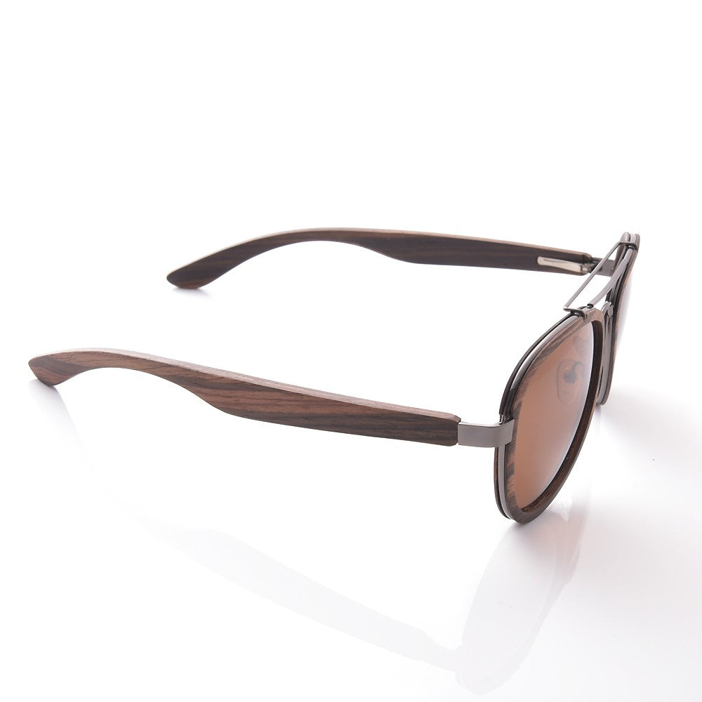 Oversized Aviator Sunglasses Wood for Men Polarized Sun Glasses Women 2022 Luxury Brand Shades UV400 High Quality