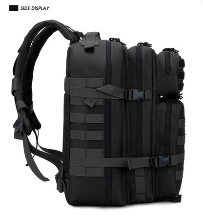 Mochila Tática Masculina 50L Viagem Grande Capacidade Masculina Impermeável Esportes ao Ar Livre Bolsas Multifuncionais