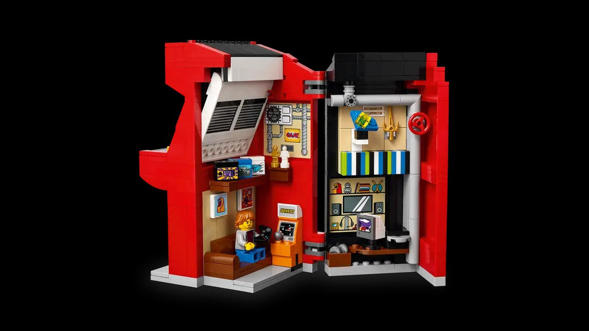 Máquina de Fliperama LEGO® (40805) Minifigura LEGO Jogo Retrô para Crianças a partir de 12 Anos Fãs Adultos 468 Peças Presente de Aniversário e Natal
