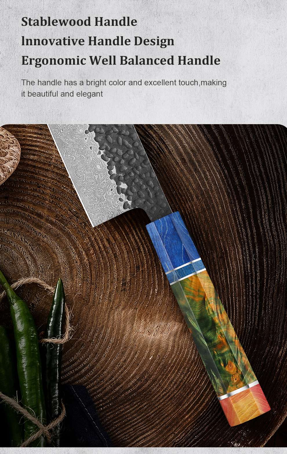 1-4 PCS Kitchen Knife set VG10 Damascus Steel Japanese chef Knife Santoku Knife Nakiri Knife kiritsuke knife Stable wood Handle