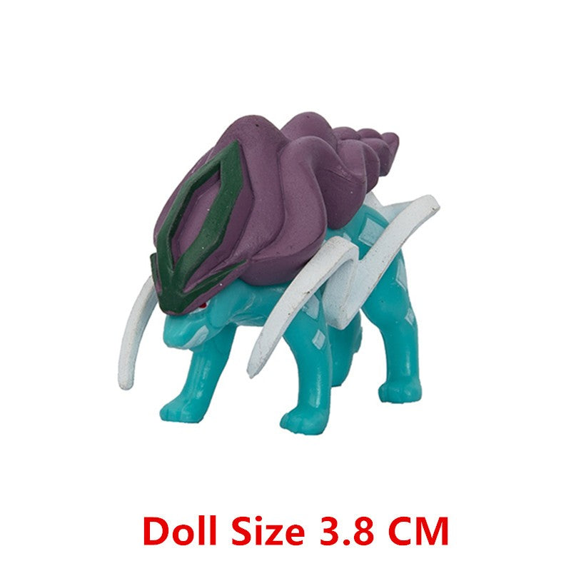 Pokemon Anime Figures Mewtwo Gengar Pikachu Eevee Dragon Cosplay Collection Bonecos de Ação Modelo de Brinquedo Presentes de Aniversário Compre no Atacado