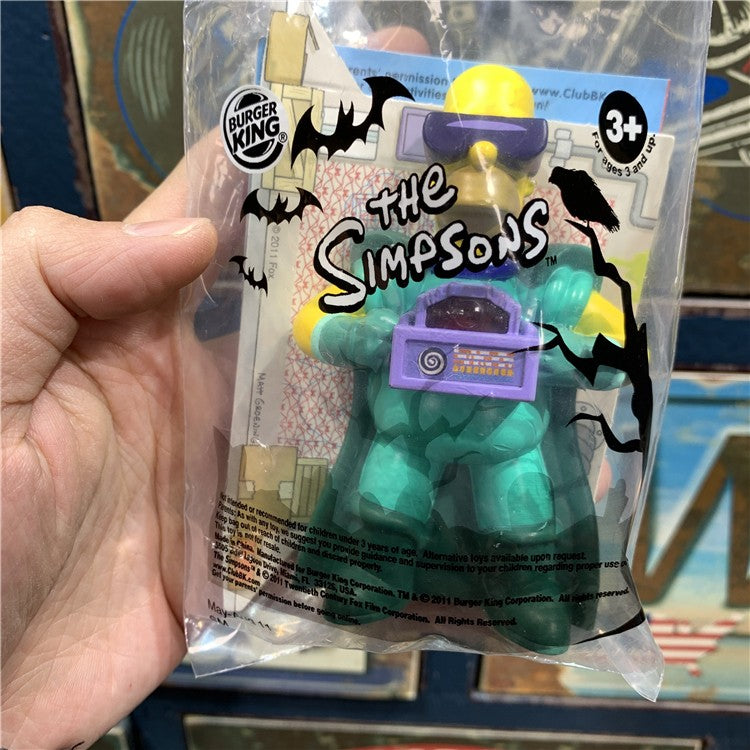 Desenho animado Os Simpsons Homer J Marge Bart Lisa Maggie Krusty o Palhaço Boneco de Ação Decoração de Mesa Brinquedo Colecionável Presente Infantil