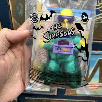 Desenho animado Os Simpsons Homer J Marge Bart Lisa Maggie Krusty o Palhaço Boneco de Ação Decoração de Mesa Brinquedo Colecionável Presente Infantil