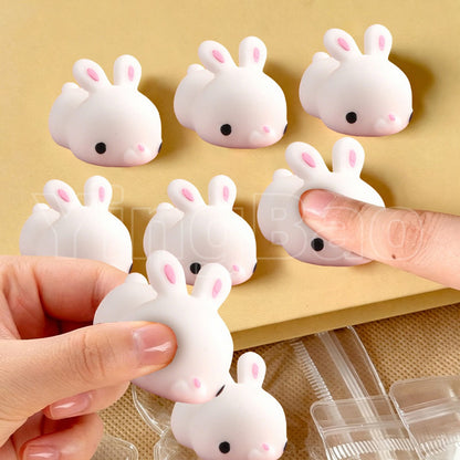 4/5/6PCS Kawaii Squishies Mochi Animal Antistress Toys Stress Relief Ball Relaxing Mood Squeeze Gifts Party Favors for Birthday