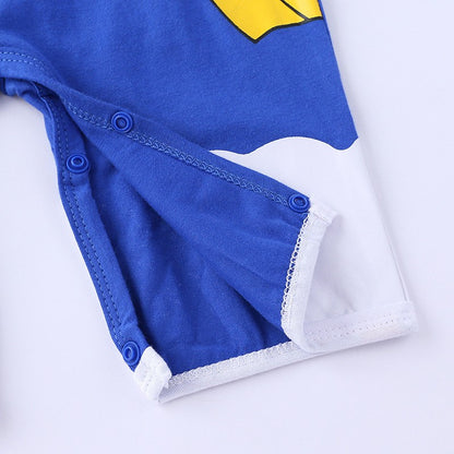 0-2 Years Old Children's Cartoon One-piece Baby Role Play Short-sleeved Romper Kids Cotton Clothes Baby Girl and Boy Clothes