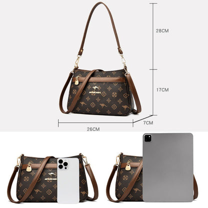 Genuine Brand Quality Soft Pu Leather Shoulder Crossbody Bag Luxury Handbags Women Bags Designer Female Messenger Bag 2026