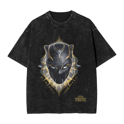 Men's Frgrt T Shirt Black Panther 100% Cotton Clothing Humorous Short Sleeve Crew Neck Tee Shirt 6XL T-Shirts