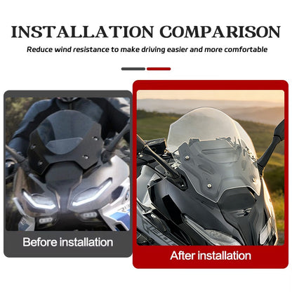 Acessórios para 2025+ R1300RS Novo Para-brisa Dianteiro Esportivo Carenagem Defletor Para BMW R 1300 RS Spoiler de Para-brisa Defletor