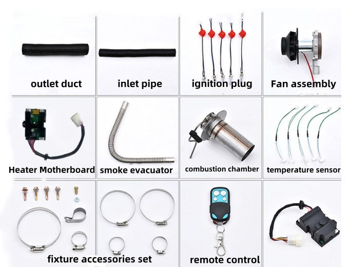 2025 Hot Sale Car Air Conditioning & Diesel Heating System - 12V/24V/220V Diesel Parking Heater for Cars