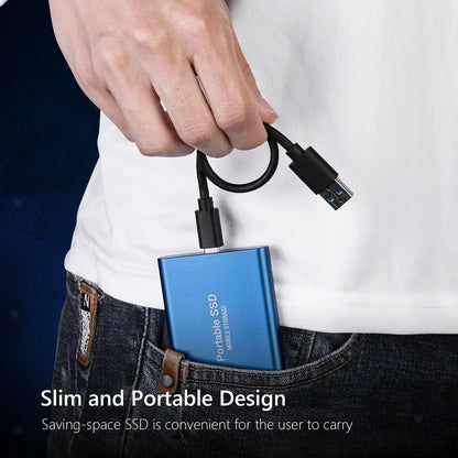 Genuine High-speed Portable SSD 4TB External Hard Drive 16TB USB3.1 Solid-state Drive 1TB External Hard Disk for Laptop/MAC/PC
