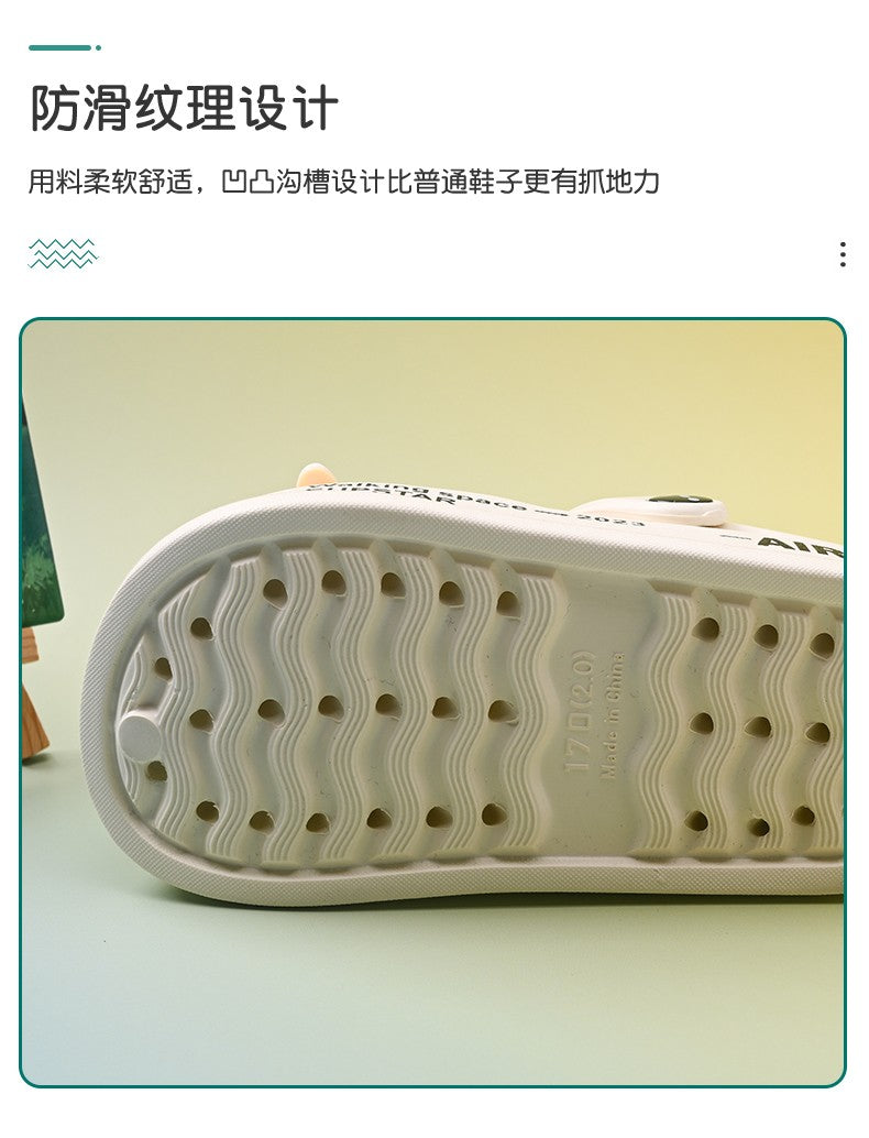 Kids Summer Sandals EVA Design Children Slippers Soft Non Slip Platform Slides Outdoor Garden Shoes High Quality Fashion Shoes